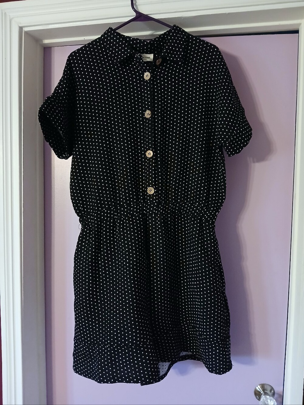 Womens XL Black And White Romper